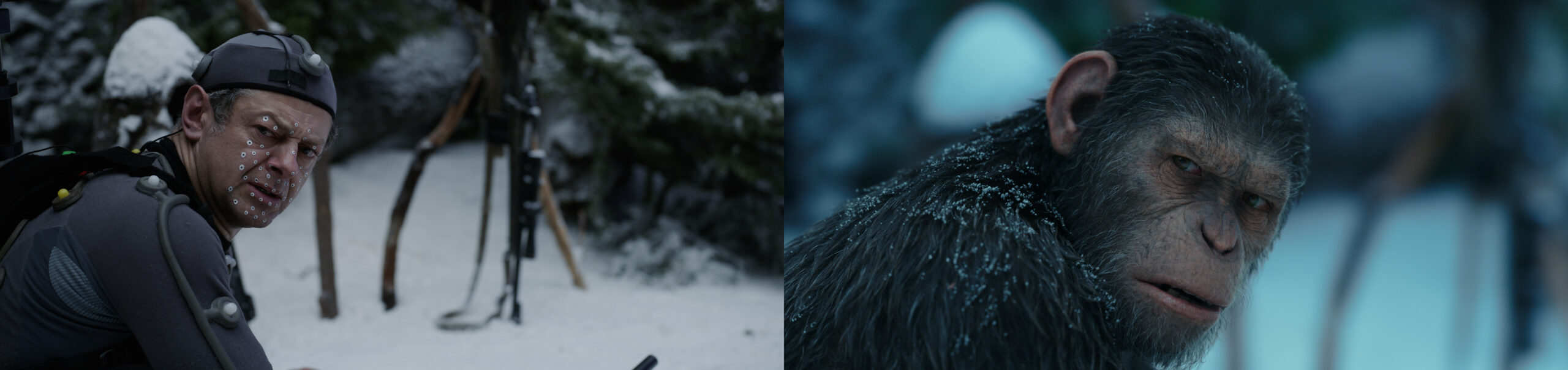 Andy Serkis on the set of Twentieth Century Fox's "War for the Planet of the Apes."