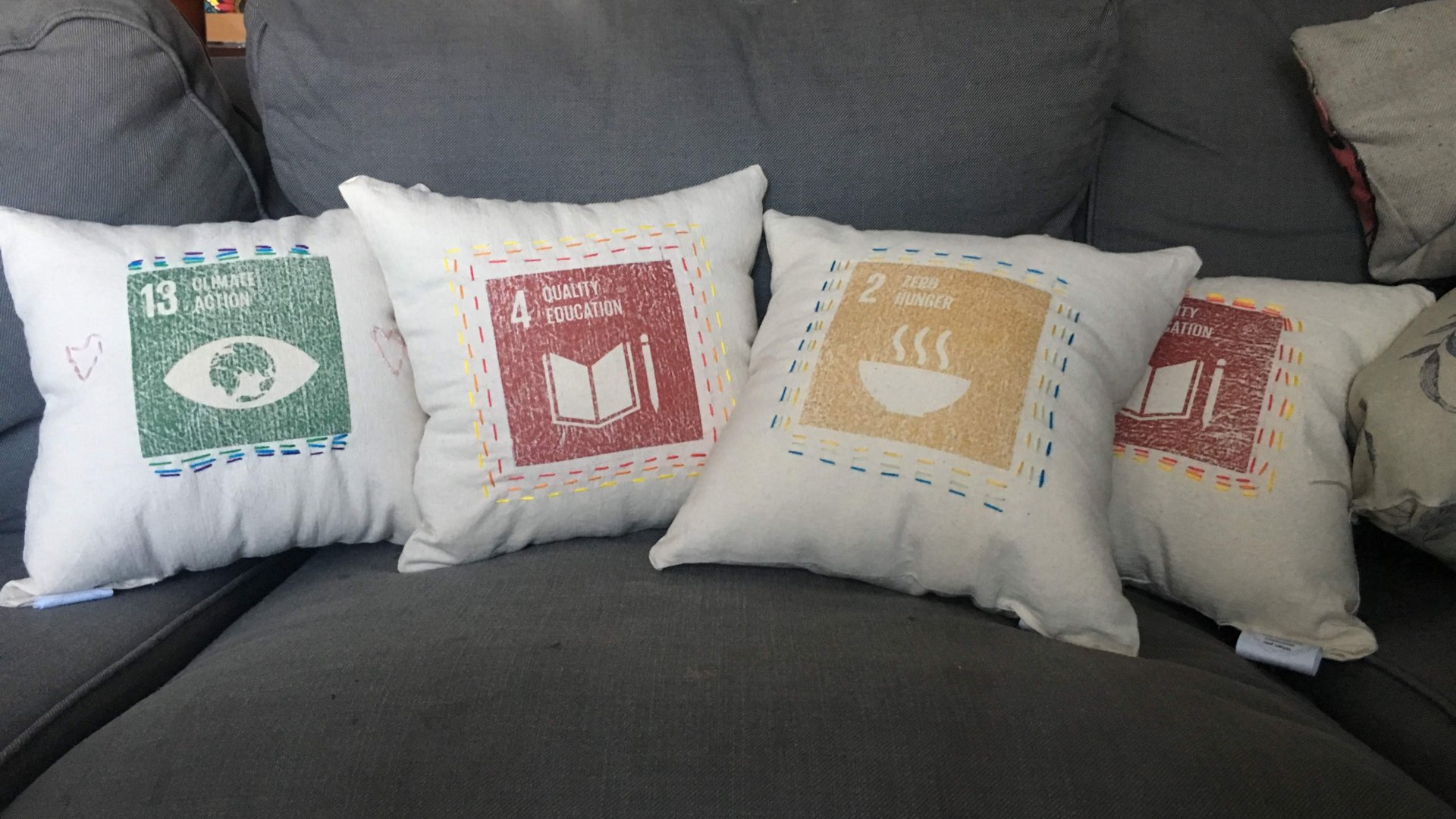Inspiring Youth Project of the Month: Global Goals Pillows